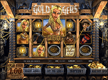 В клубе аппараты Gold Diggers